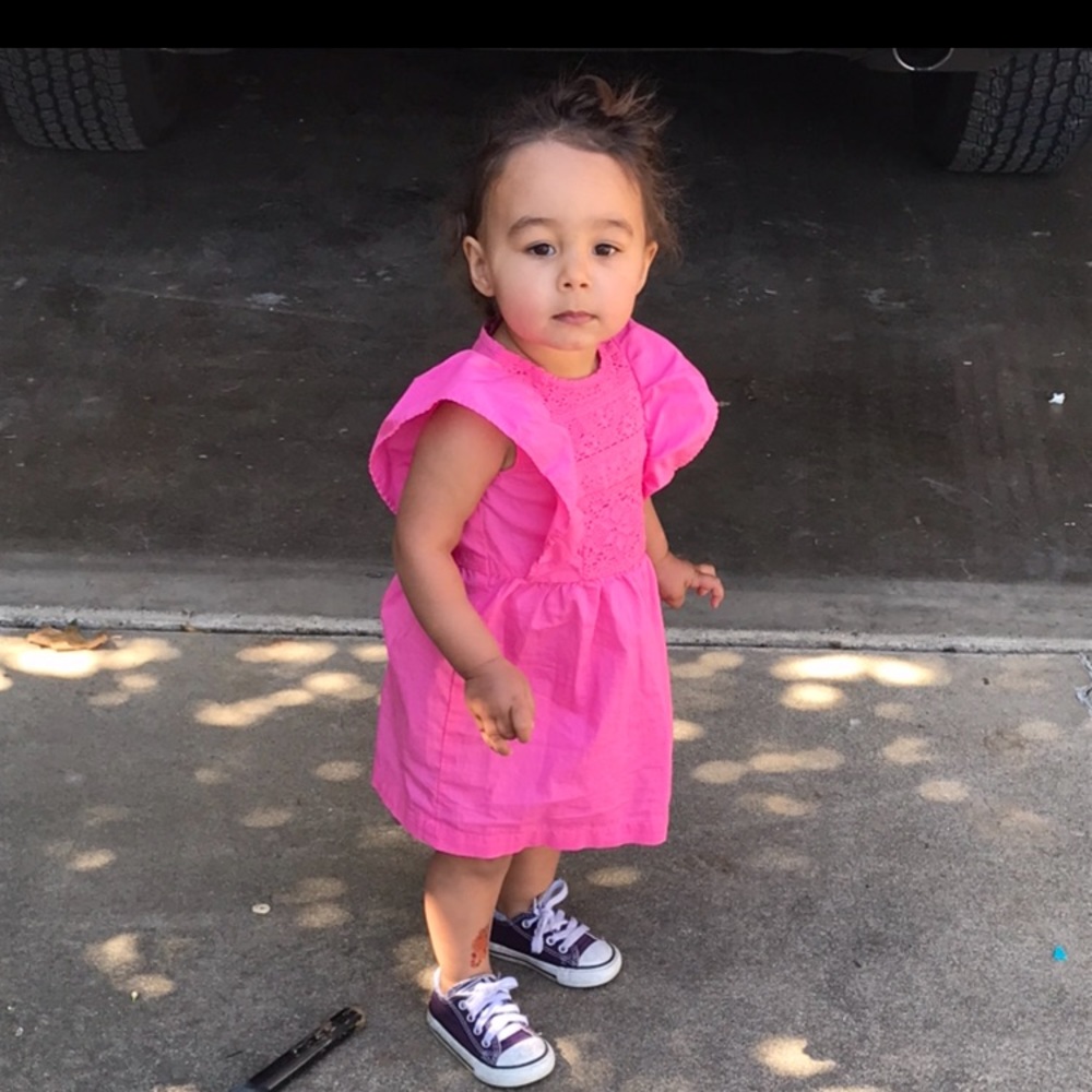 Carter’s Lace Front Spring Dress - Picture 4 of 4